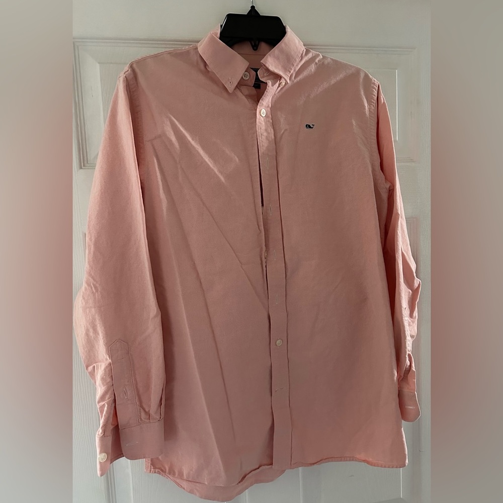 Vineyard Vines Boys Whale Button Down Shirt - Size XL ( 20)